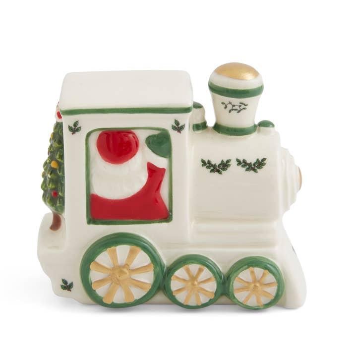 Portmeirion, Spode, Pimpernel, Nacthmann, Wrendale Designs - Wholesale Christmas Decoration - Christmas Tree Village Train Engine 3.75"1
