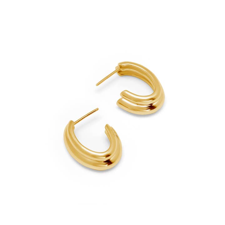 Love Lori Michelle Jewelry - Wholesale Hoop Earrings - Aura Double Oval Hoop Earrings3