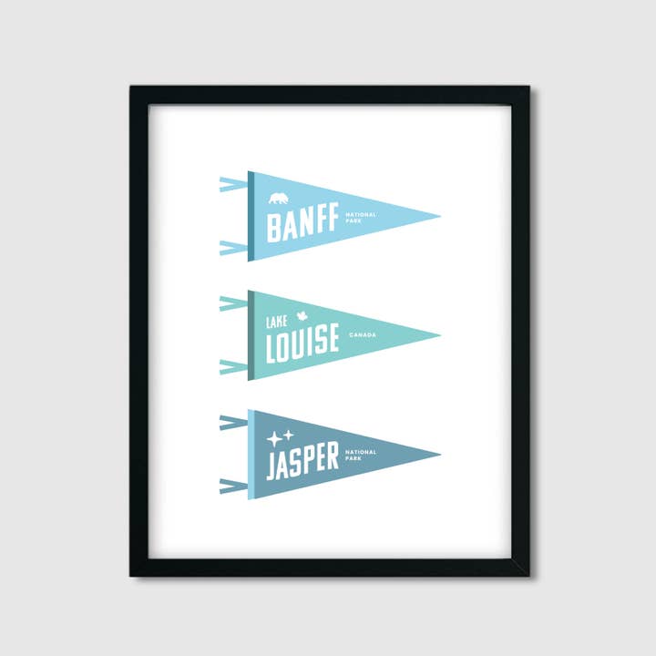 Impression de fanion des Rocheuses pour la vente par Wildly Supply Co.