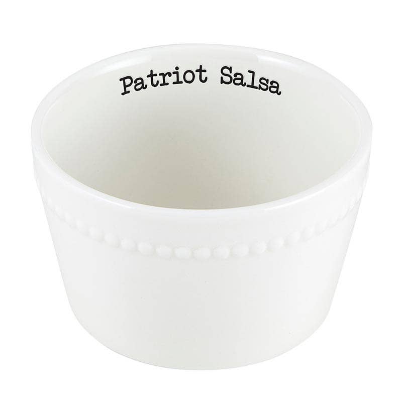 Angle - Wholesale Condiment/Dip Bowl - Salsa & Guac Set - Patriot0