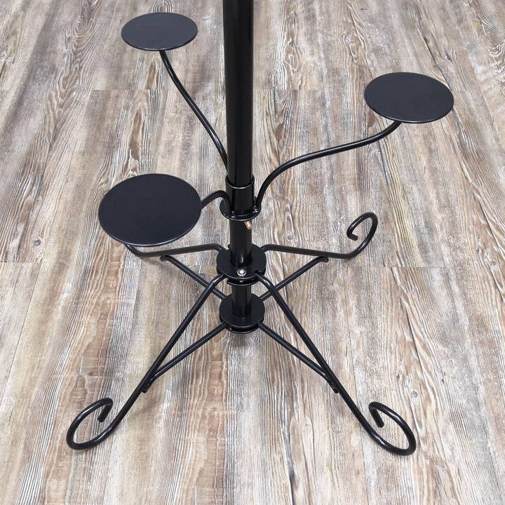 FIXTUREDISPLAYS - Wholesale Hat Rack - 5-Tier 15 Hat Rotating Hat Display Rack Standing Headwear Wig Floor Organizer 101019