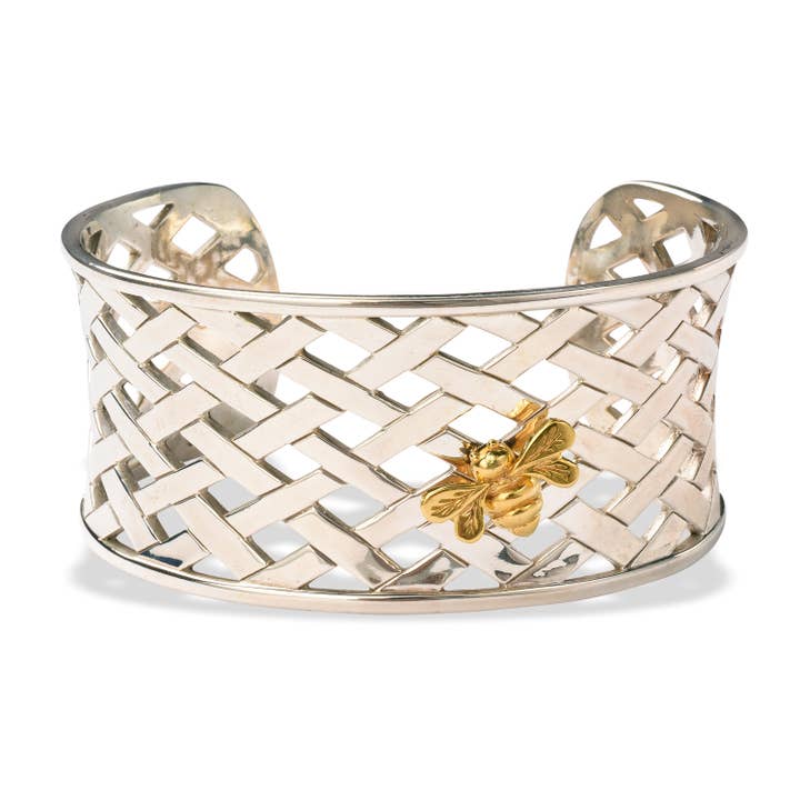 Trellis Bee Cuff for wholesale by Pomeline Greenwich