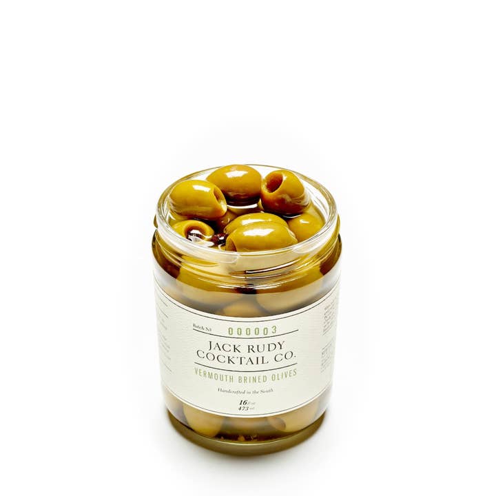 Jack Rudy Cocktail Co. - Wholesale Olives - Case of Vermouth Olives - 16 oz1