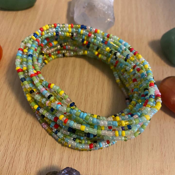 Pila de pulseras verdes para venta al por mayor de Kamicr8tions