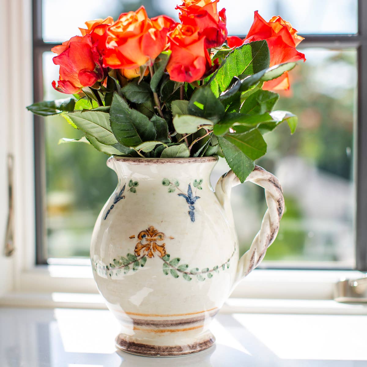 Arte Italica & Crown Linen Designs - Wholesale Pitcher - Medici Small Pitcher3