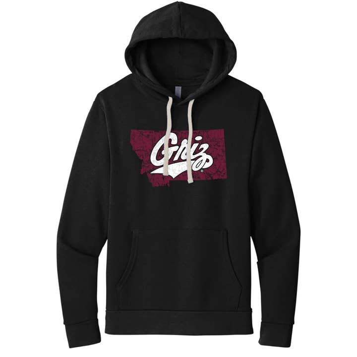 Pullover Hoodie Montana Griz Next Level for wholesale by Blue Peak Creative