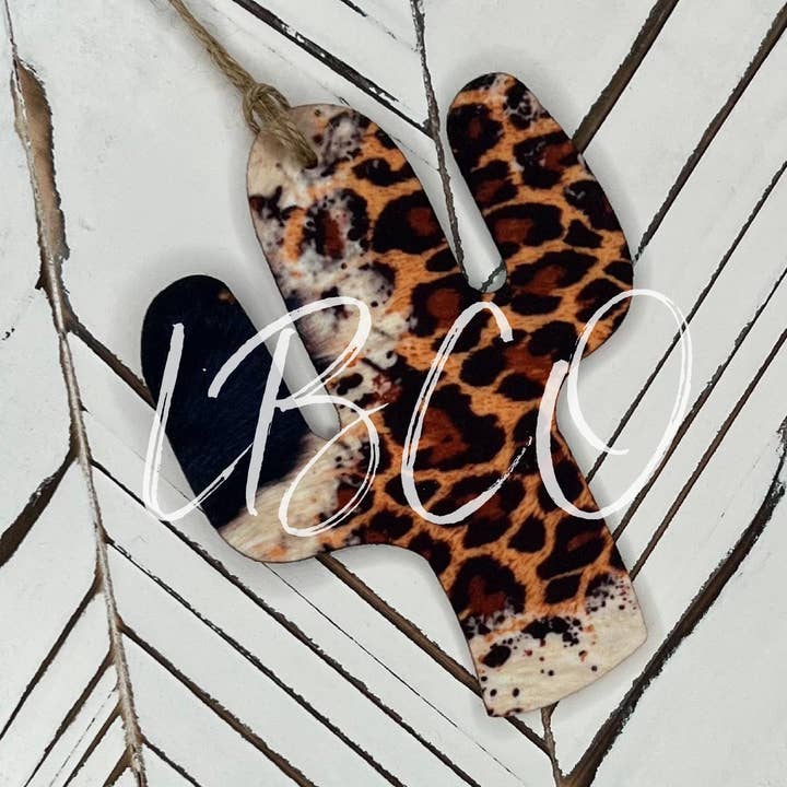 5 Cactus Felt Car Freshies for wholesale by LB & Co Wholesale