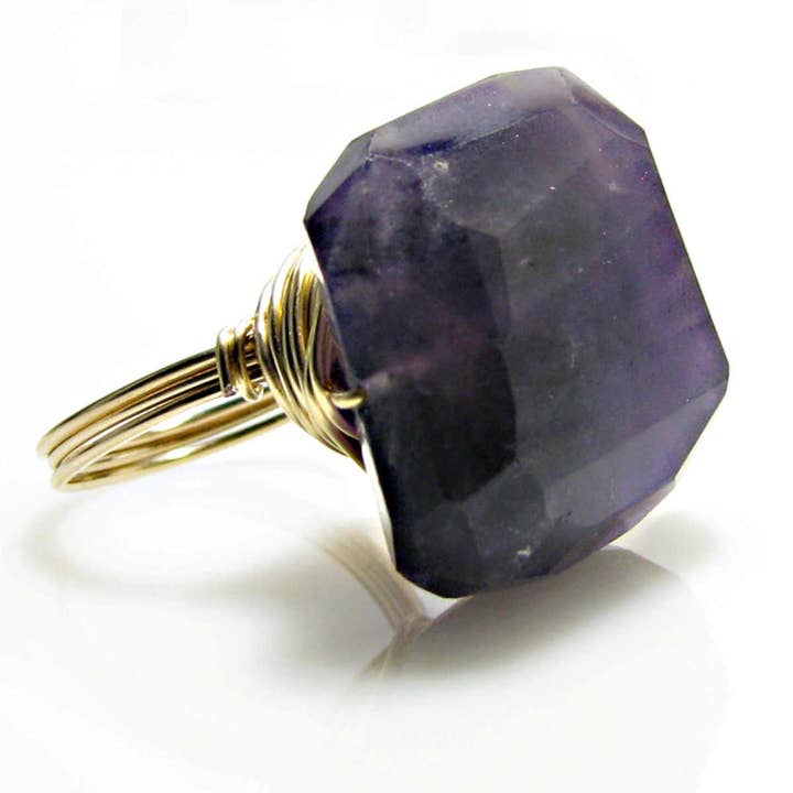 Guld og store perle ringe for engroshandel hos Dana Blair Designs