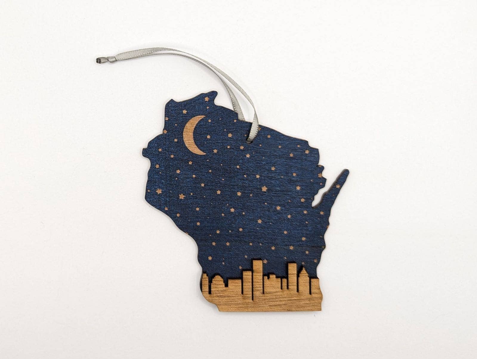 Knit and Nailed - Wholesale Ornament - Wisconin Wood Ornament Art 5" varieties13