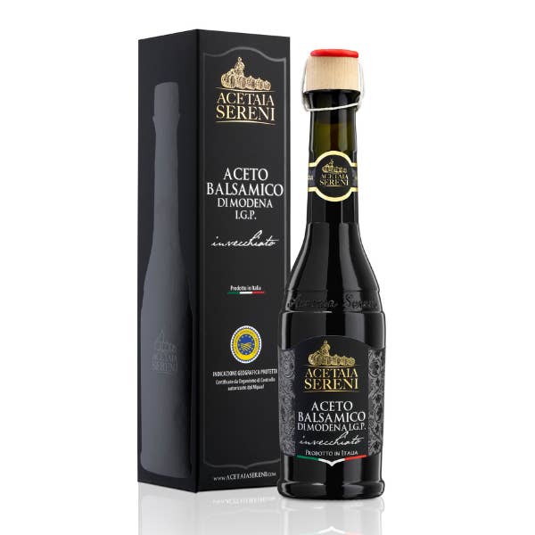 Modena I.G.P. Aged Black Label Balsamic Vinegar for wholesale by Acetaia Sereni