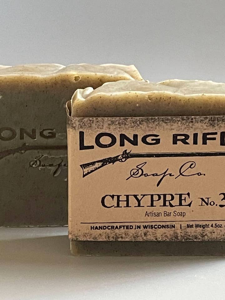 Men's Bar Soap - Chypre No. 3 for wholesale by Long Rifle Soap Company