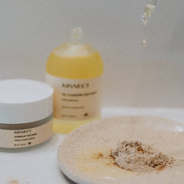 KINNECT by The Den - Wholesale Skincare face mask - SuperClay Mask + Exfoliant2