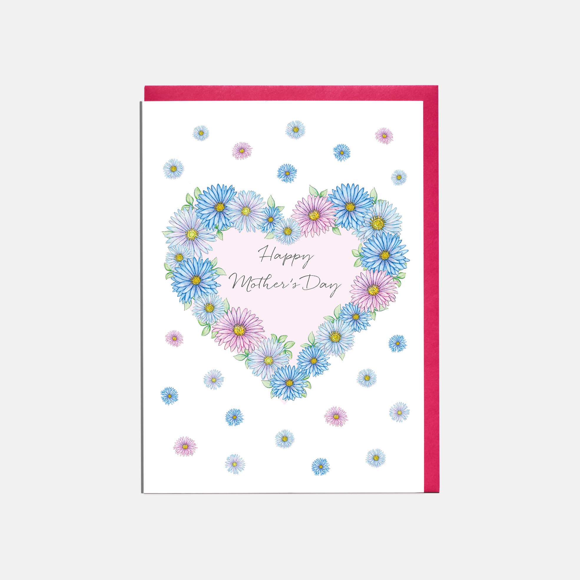Lottie Murphy - Wholesale Mother’s Day card - Floral Heart Mother's Day Card - 'Happy Mother's Day'