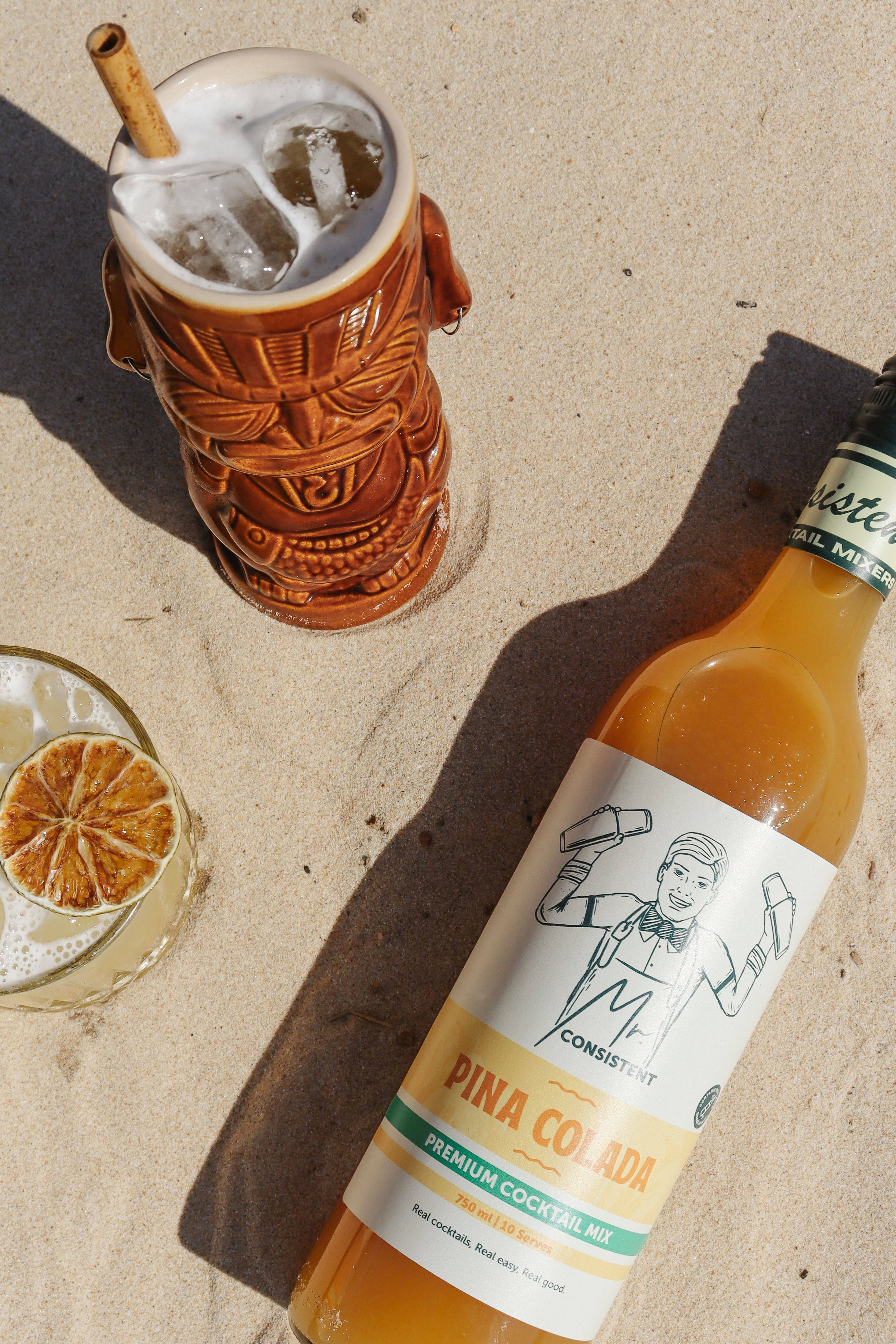 Mr. Consistent - Wholesale Cocktail Mix/Syrup - Pina Colada Mixer - 10 Serves 3