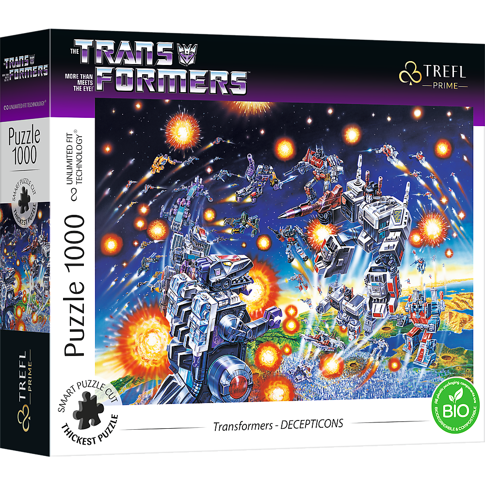 Trefl USA - Wholesale Puzzle - Kids - Trefl Prime 1000 Piece Puzzle - For Transformers Decepticons0