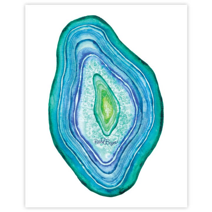 Impression d'art géode pour la vente par Rachel Beyer