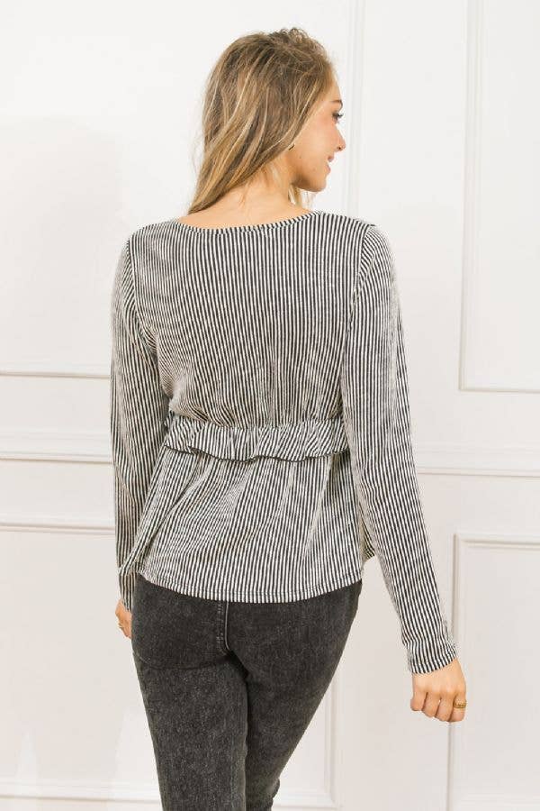 FLYING TOMATO - Wholesale Knit Top - Women's - A knit top-AT2135FM2