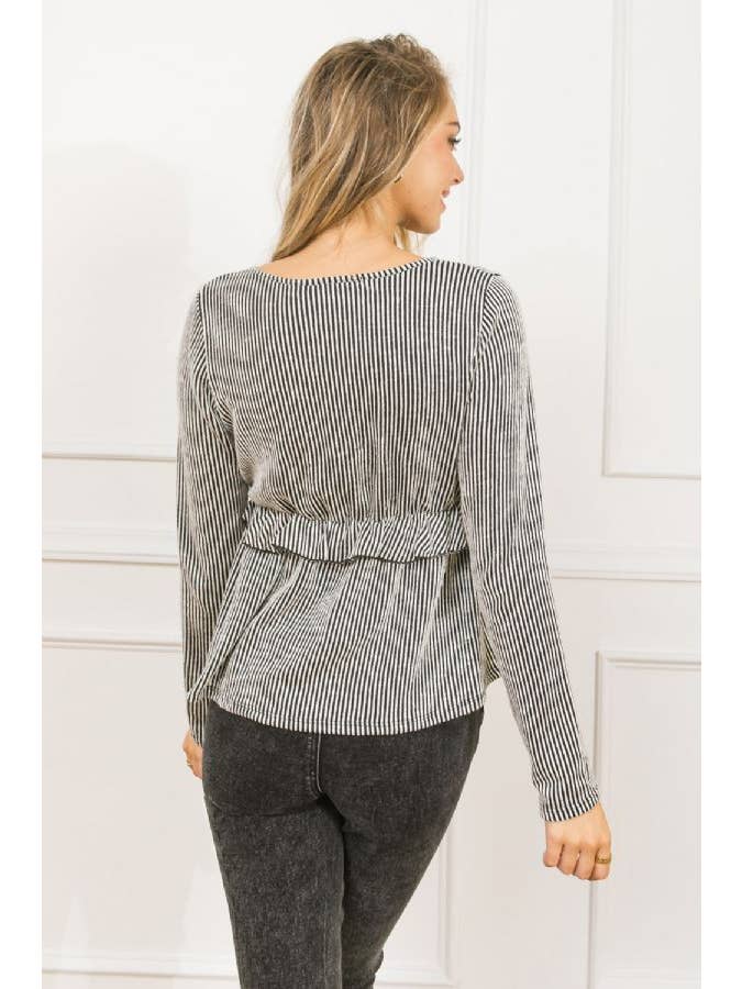 FLYING TOMATO - Wholesale Knit Top - Women's - A knit top-AT2135FM2