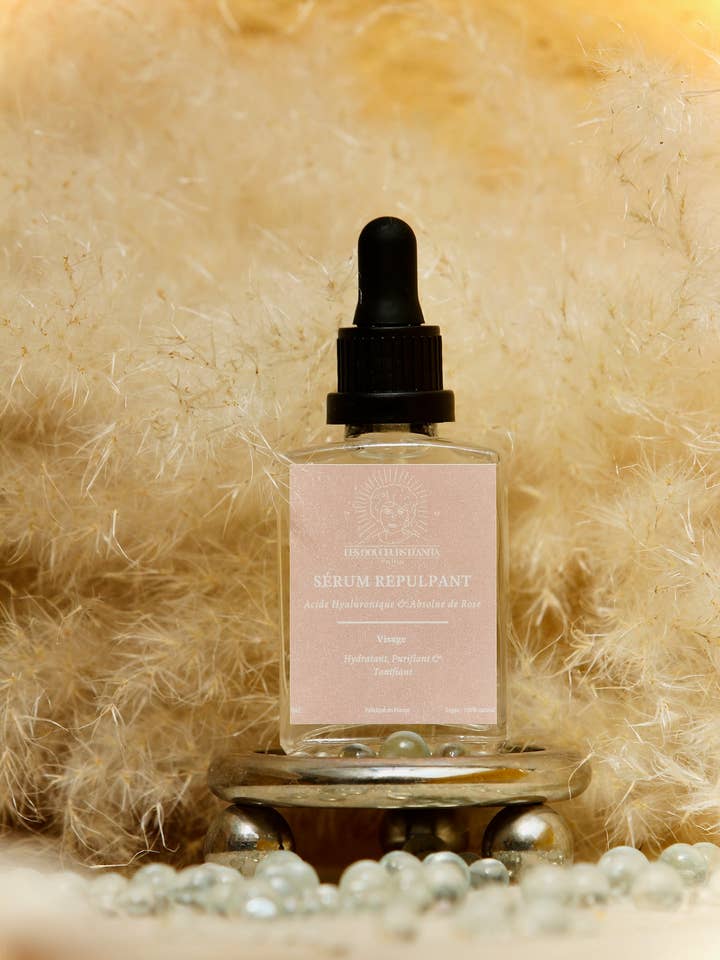 Siero rimpolpante - Acido ialuronico e rosa assoluta per la vendita all'ingrosso da parte di Les Douceurs d’Anita