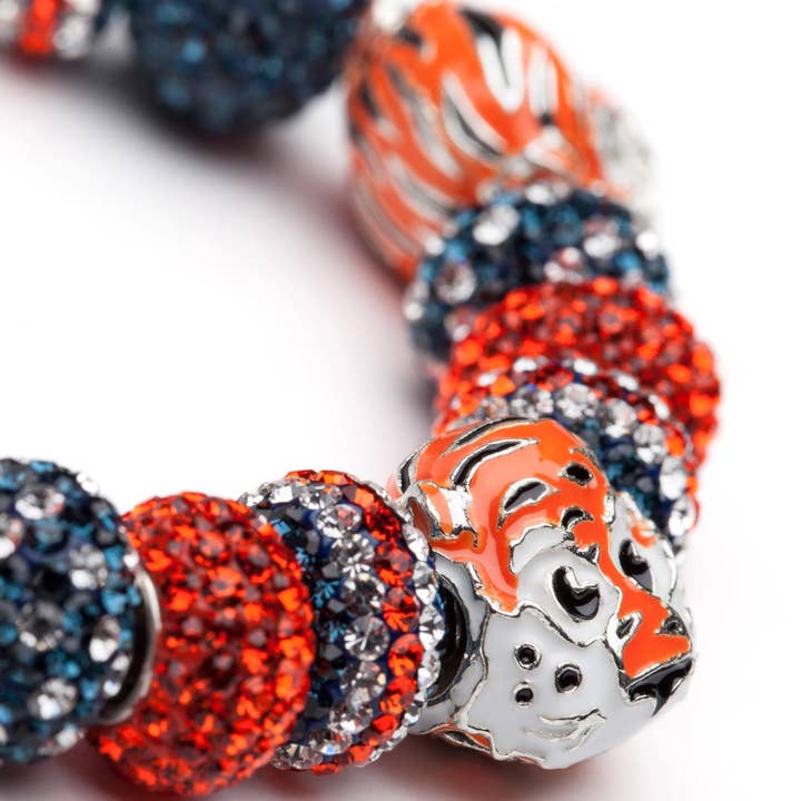 Stone Armory - Wholesale Individual Charm/Pendant - Auburn Bead Charm - Aubie Tiger1