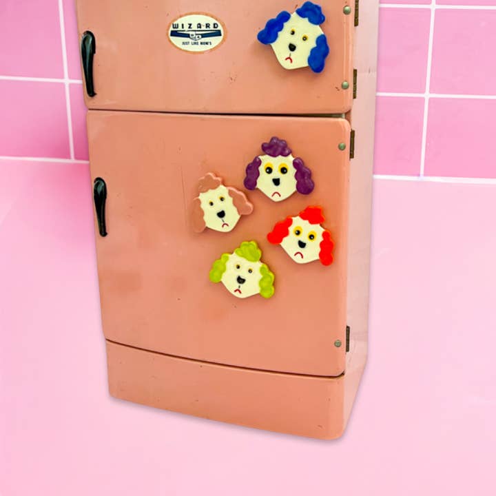 SMO Ceramics & Stuff - Wholesale Magnet - Puffy Poodle Magnet