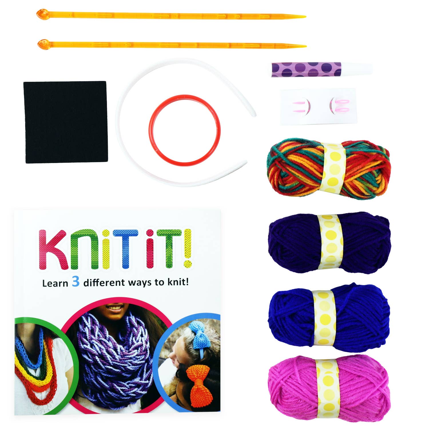 SpiceBox Product Development LTD - Vente Kit de bricolage – enfant - Make & Play Knit It !2