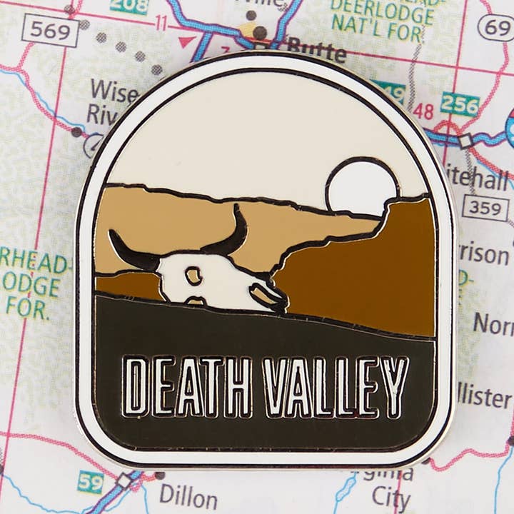 Pin esmaltado Parque Nacional Death Valley para venta al por mayor de Vagabond Heart