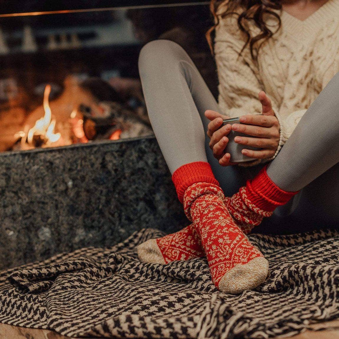 Nordic Socks Soft COZY™ Warm (Asenka - Pumpkin) - Unisex
