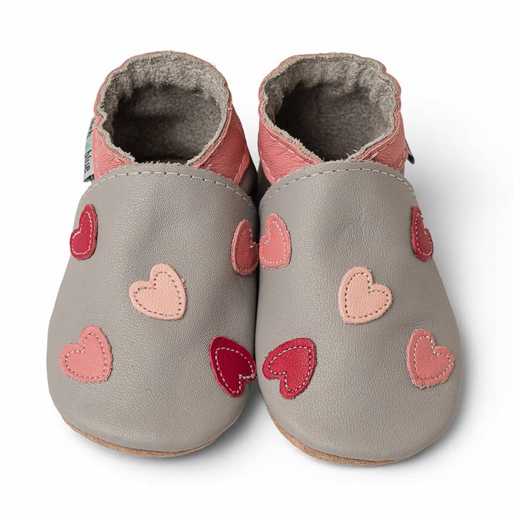 Baby- und Kleinkind-Barfußschuhe - Cariad Grau für den Großhandel von Inch Blue