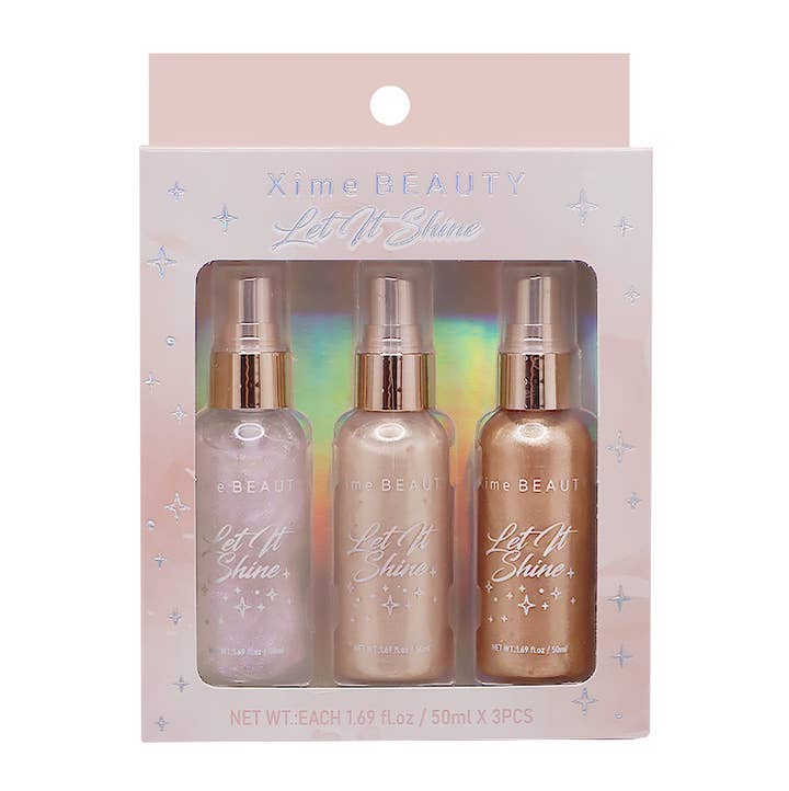 PINEAPPLE Beauty – Engroshandel Glitter til kroppen – Xime XB-SS01 Let it Shine Body Shimmer Sæt - 6sæt1