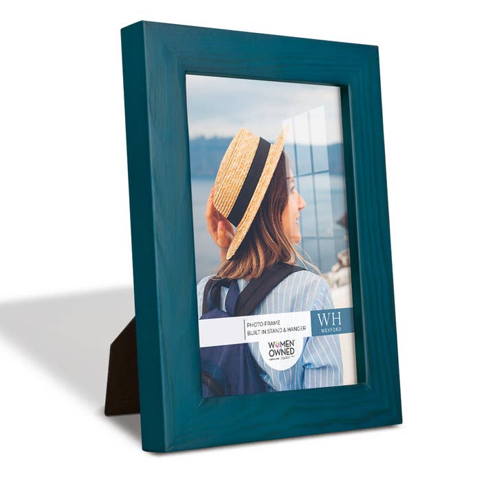Wexford Home - Wholesale Picture Frame - Photo Frame, Real Wood with Wood Grain, Ocean Blue9
