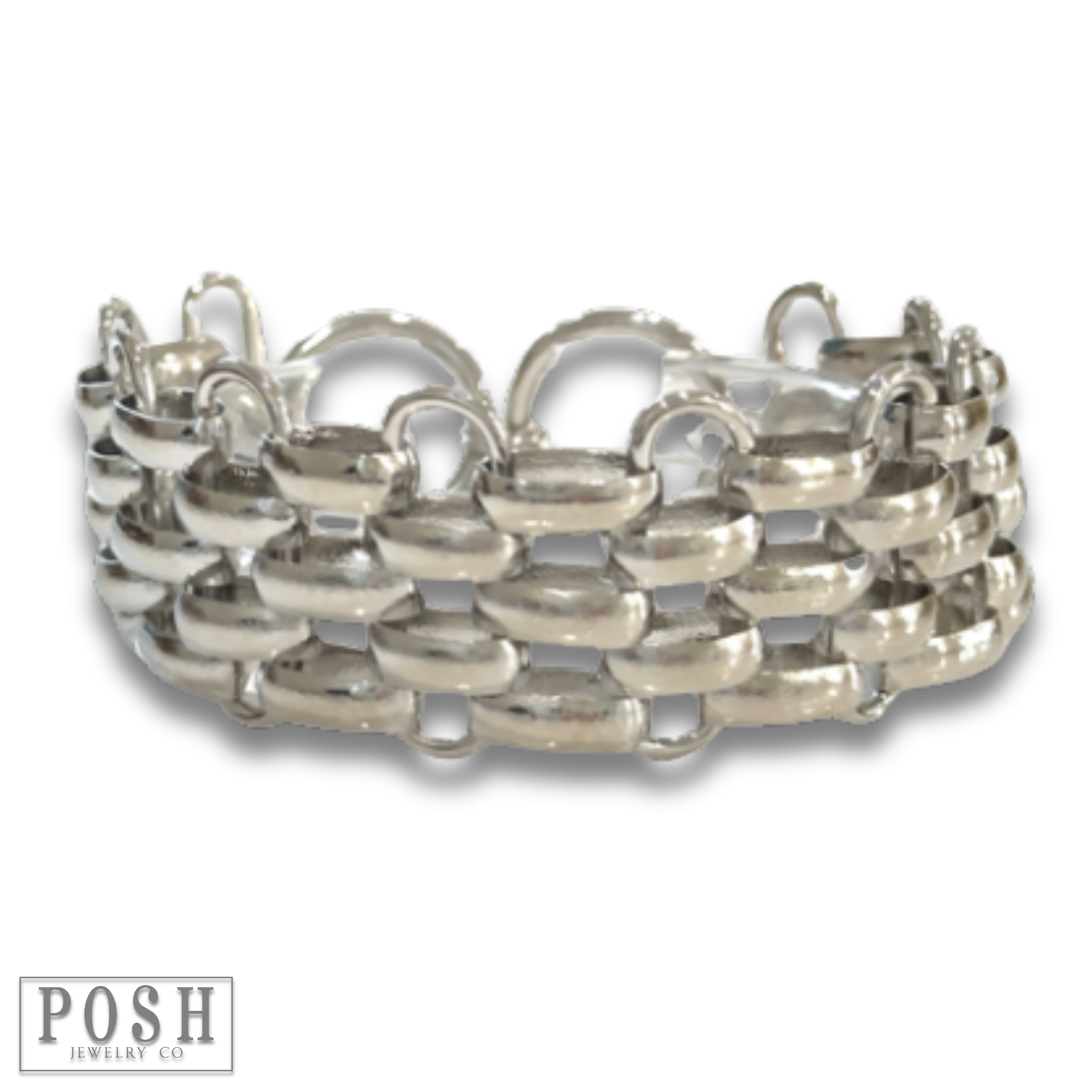 Pink Panache Brands - Wholesale Cuff Bracelet - Panther chain bracelet3