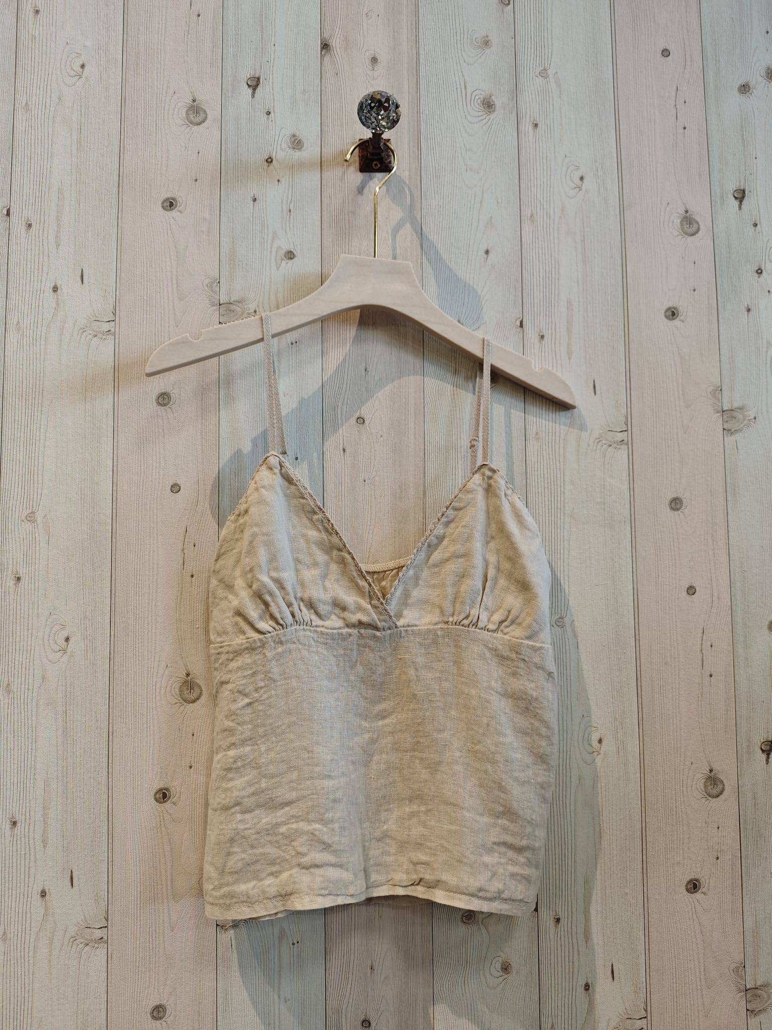 Linen & More - Wholesale Camisole - Dames - REF 23311 linnen T-shirt met korte bandjes7