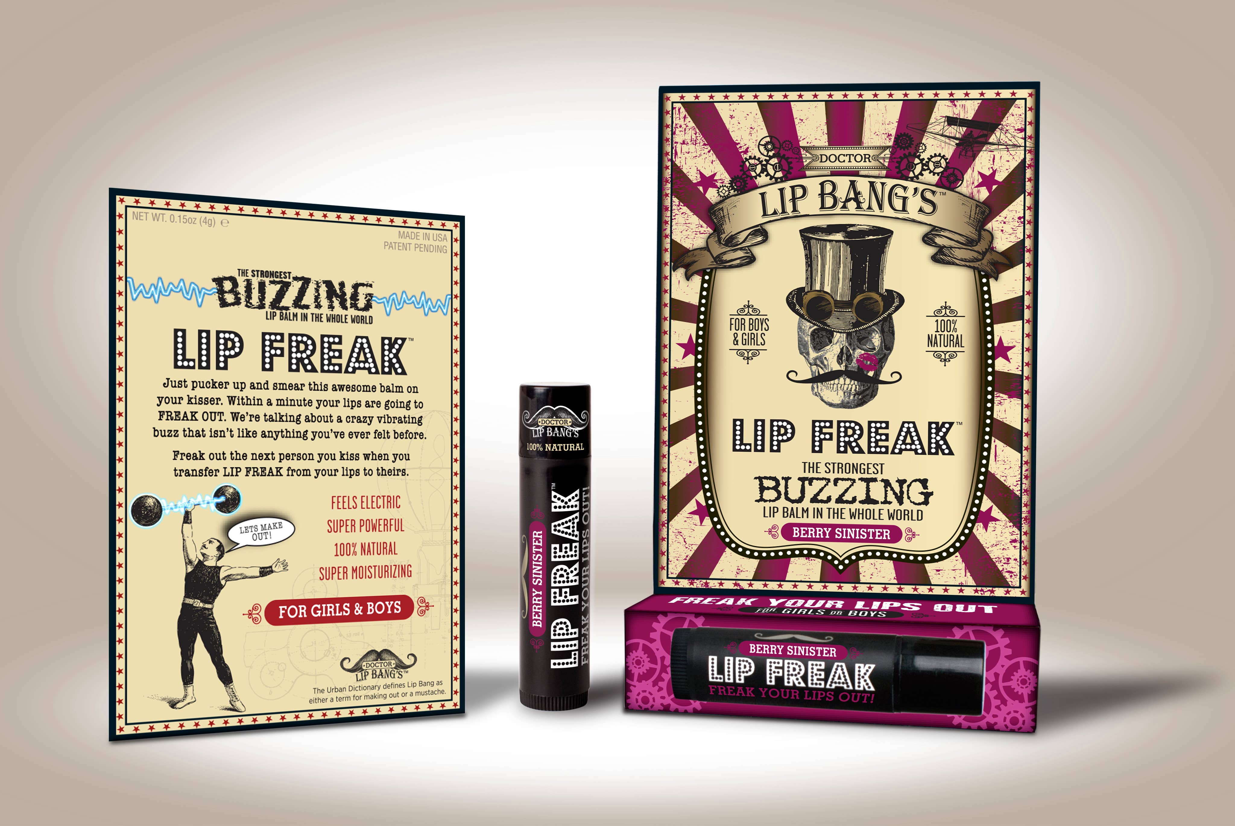 Doctor Lip Bang's - Wholesale Lip Balm - Berry Sinister Lip Balm6