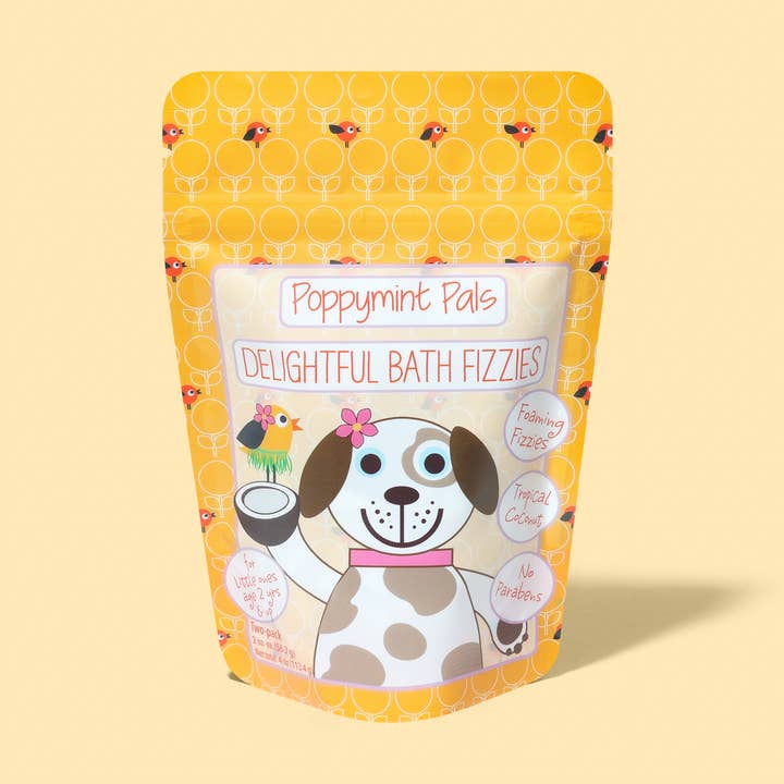 Härlig skummande bad fizzies för wholesale av Poppymint Pals