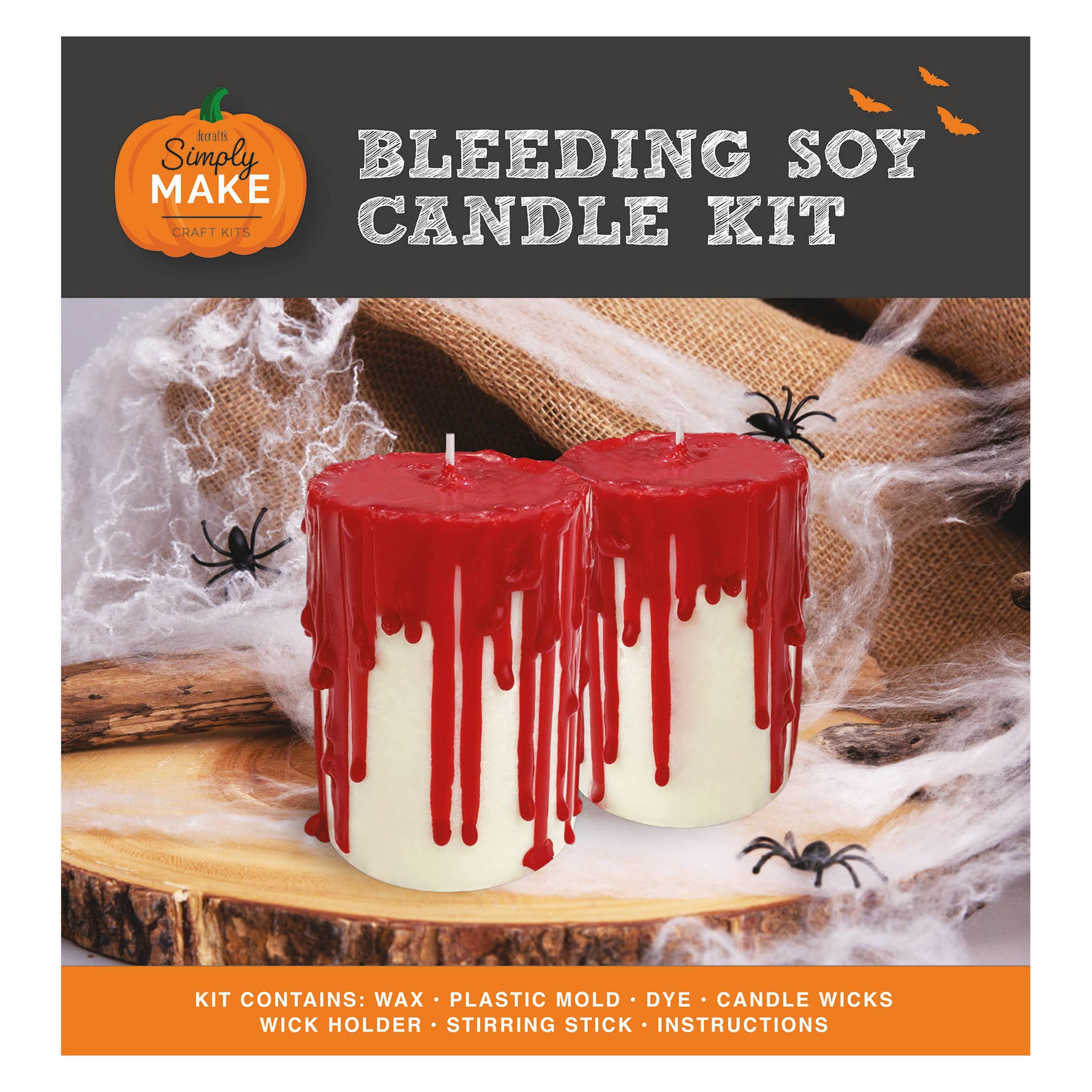 West Design Products – wholesale DIY craft kit – Simply Make Bleeding Soy Candle Kit0