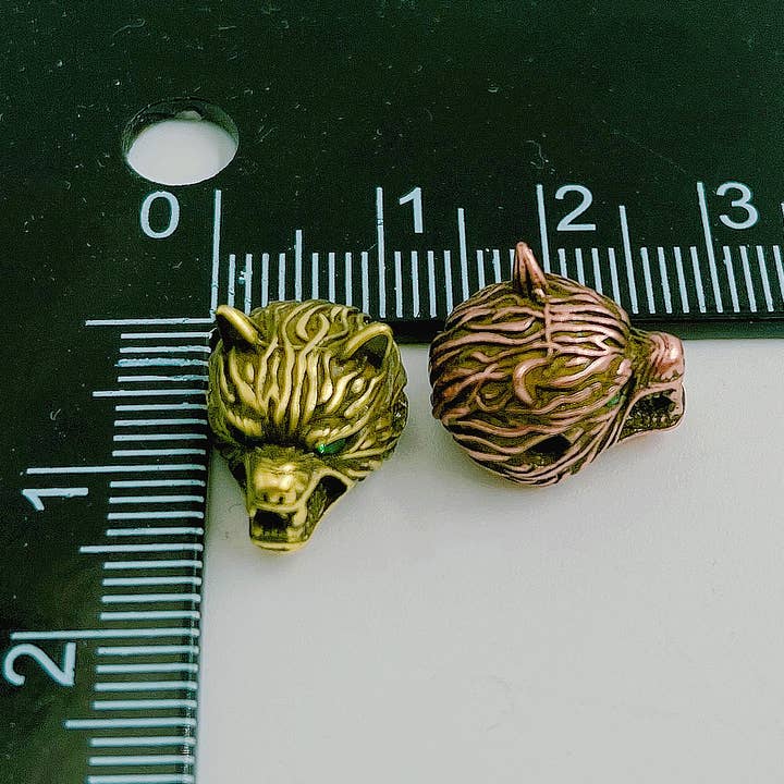 Beads Creation – wholesale Individuell berlock/hänge – Antikguld Djur Varg Drake Uggla Huvud Hängpärlor