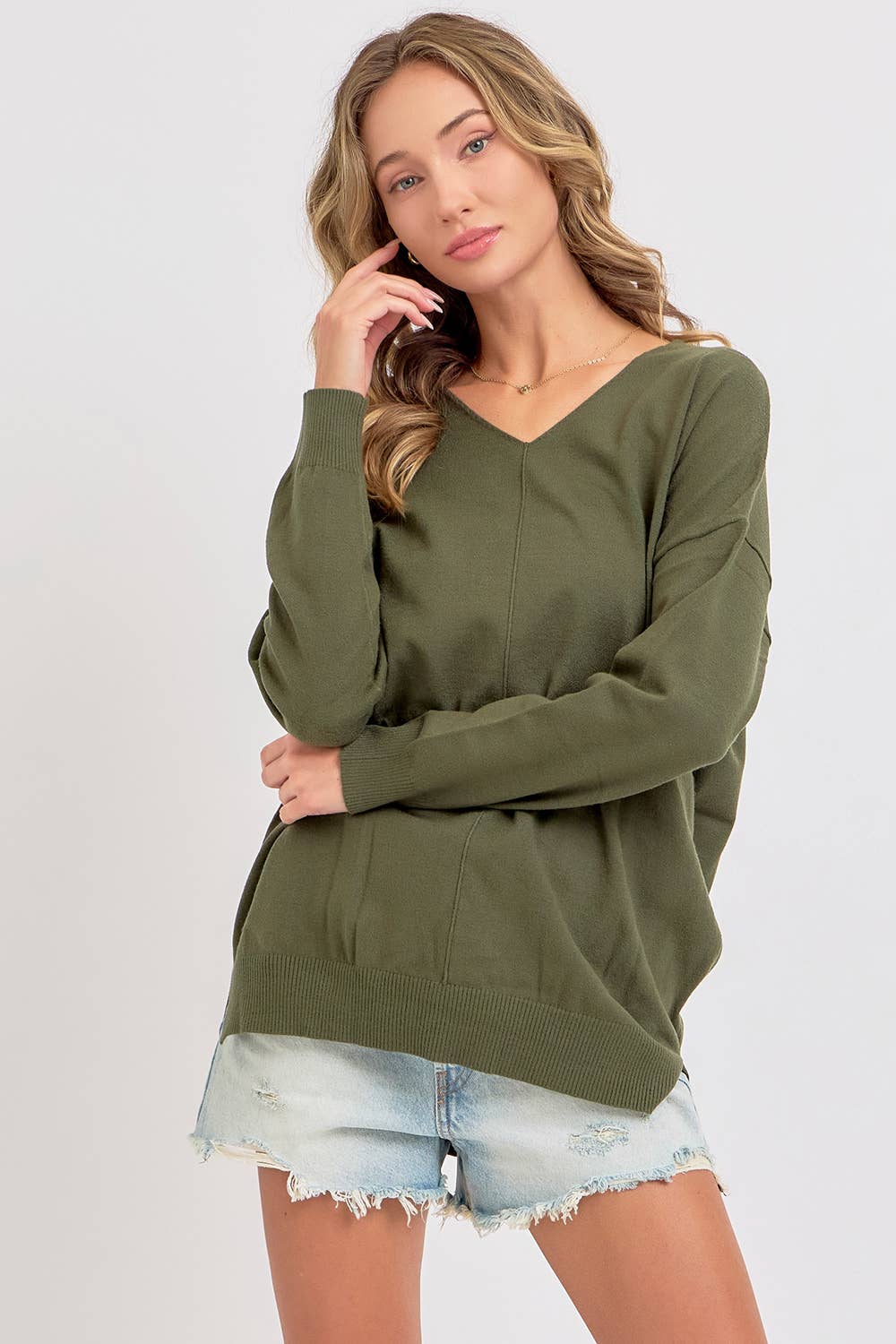 Sweet Lovely by Jen – wholesale Knitted jumper – Women′s – COZY KNIT  RELAXED  COMFY CASUAL  SWEATER66