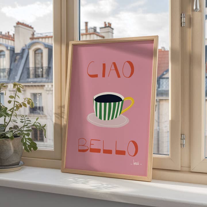 beeb – Großhandel Poster – Plakat 'Ciao Bello'
