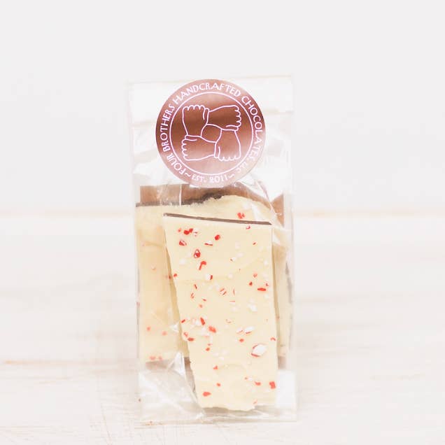 Four Brothers Chocolates - Wholesale Chocolate Covered Sweets - 1.5 oz. "Grab n Go" Peppermint Bark2