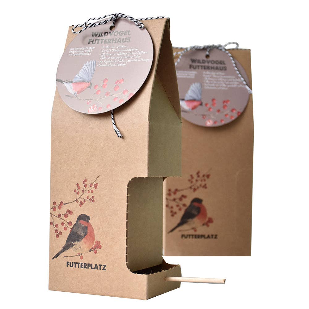 Wunderle GmbH - Wholesale Zaadjes voor platten - Doe-het-zelf vogelhuisje: ecologisch en innovatief vogelvoederhuis voor de tuin2