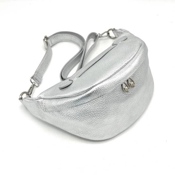 Suie Valentini srl - Wholesale Crossbody Bag - Women's - Genuine leather fanny pack, Made in Italy, art. 1124265