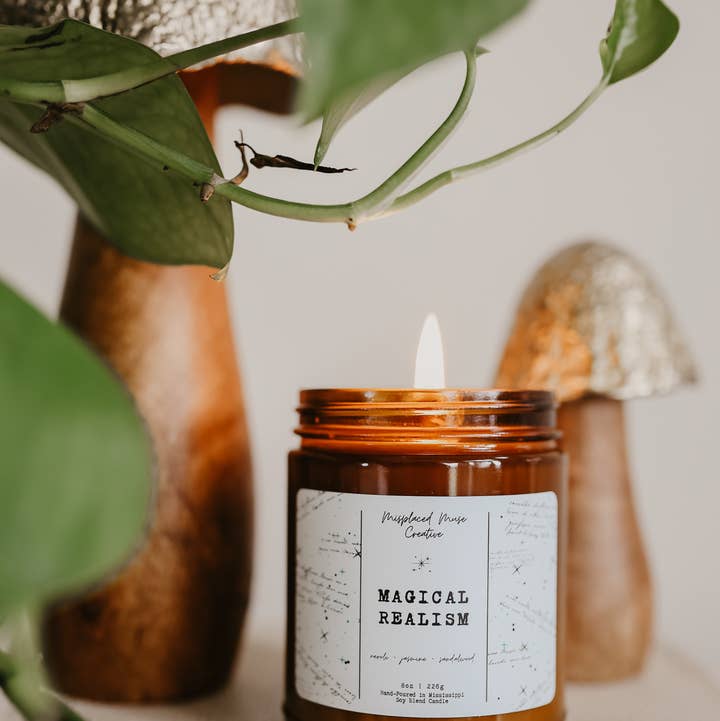 Misplaced Muse Creative - Wholesale Jar/Filled Candle - Magical Realism Soy Candle (Neroli + Jasmine)