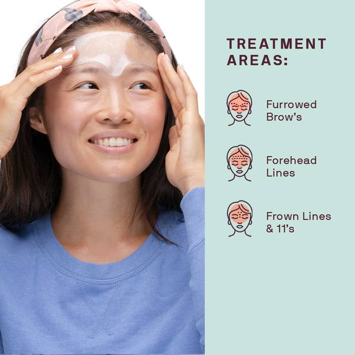 Dermaclara Beauty – wholesale Skincare face mask – Forehead Occlusion Patch™ - RETAIL2