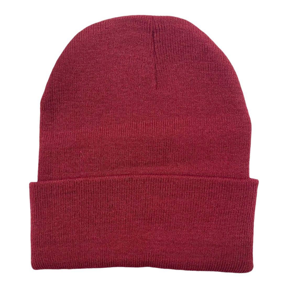 The Park Wholesale - Vente Bonnet – unisexe - Bonnets et bonnets de luge à revers en tricot doux, en vrac, multicolore, uni, blanc, vente en gros52