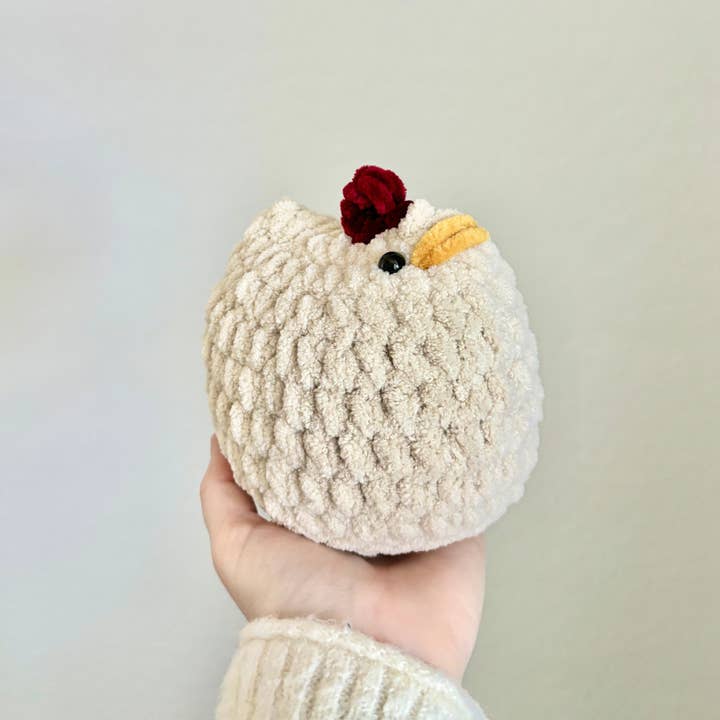 Anh2 LTD - Wholesale Knuffels - Kinderen en baby - Gehaakte knuffel met kip | Haan gehaakt | Knuffeldier