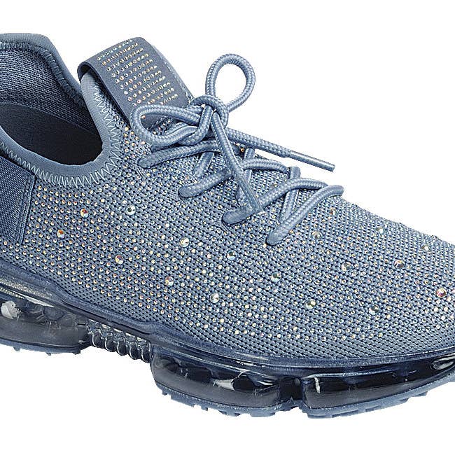 Mars Sky Shoes Wholesale - Wholesale Lifestyle Sneakers - Women's - Forever FLOW-22 Transparent Flyknit Rhinestone Sneakers
