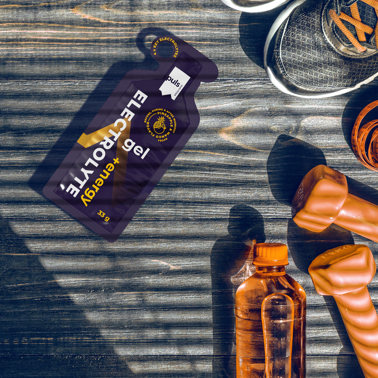 Puls Nutrition - Wholesale Sports/Energy Drink - ELECTROLYTE+ENERGY GEL Pineapple-Mango 33 g2