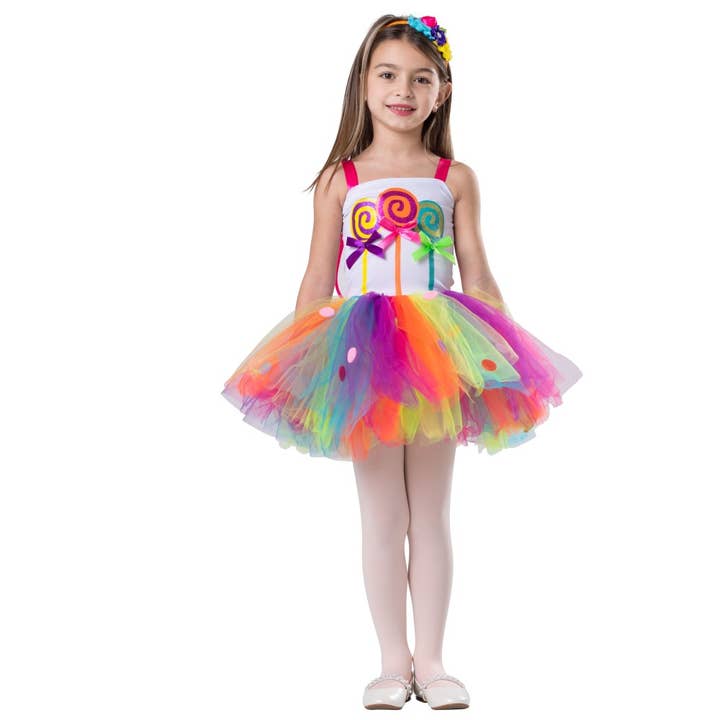 Dress Up America – Großhandel Kostüm – Kinder – Candyland Tutu Lollipop Kostüm für Kinder