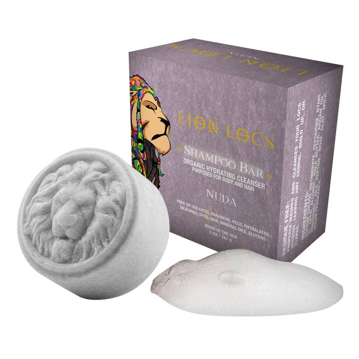 Lion Locs Nuda 3 In 1 Shampoo Bar for Skin & Hair for wholesale by Lion Locs LLC